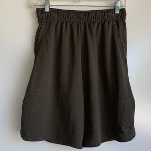 NIKE DRI-FIT Army Green Training Shorts Mens Small